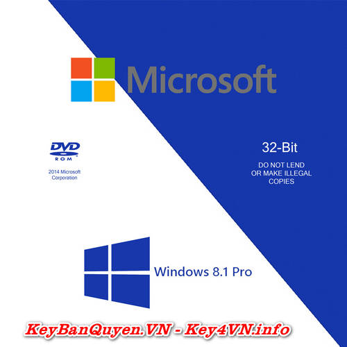 Mua bán key bản quyền Windows 8.1 Pro Full 32 và 64 Bit .