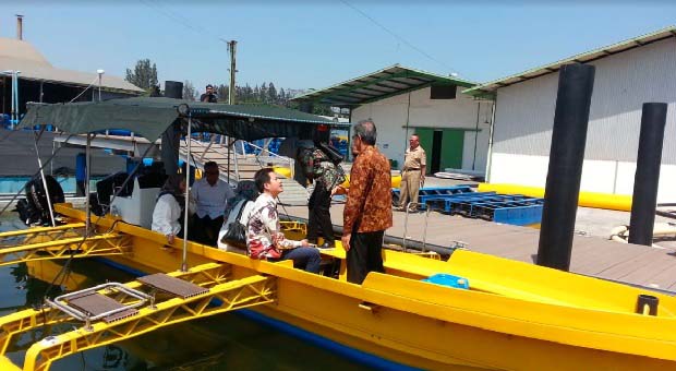 PT. GAD Ekspor Peralatan Budi Daya Ikan ke Maldives