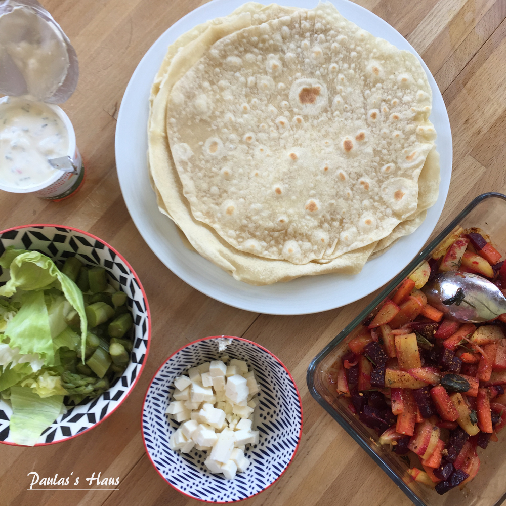 Fajitas selfmade Paula's Haus