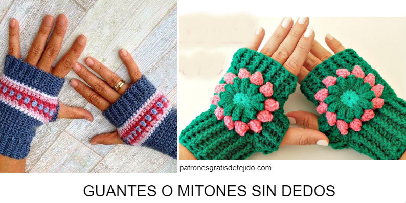 Tejer Guantes y Mitones a | 4 Tutoriales en Español