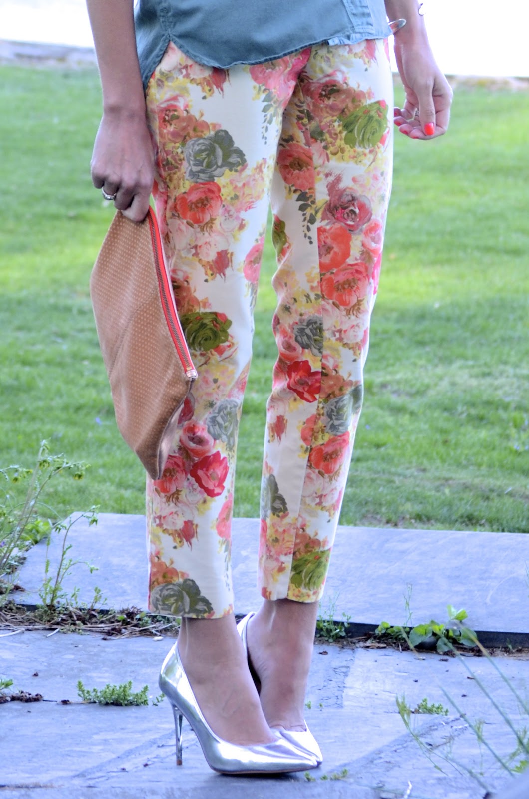 Classroom Couture: Floral Pants