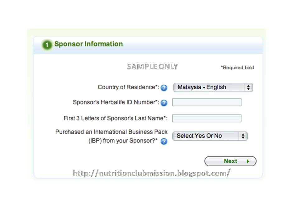 Herbalife Online Application Herbalife Independent Distributor (Malaysia)