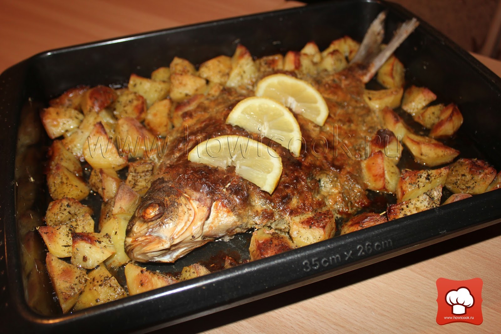 лещ запеченный в духовом шкафу