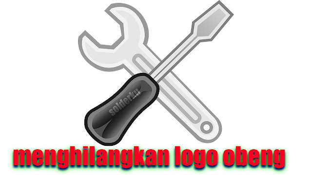 5 langkah cara menghilangkan logo obeng dan tang di blog