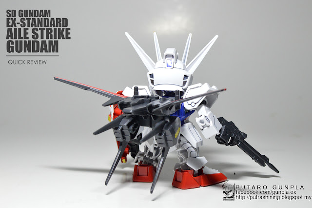 SD GUNDAM EX-STANDARD AILE STRIKE GUNDAM REVIEW - PUTARO GUNPLA