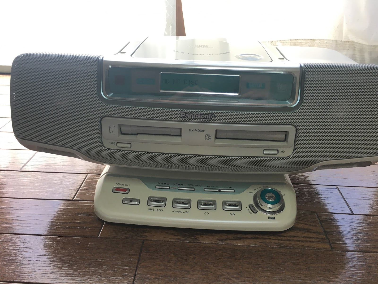 修理】Panasonic RX-MDX81のジャンクを手に入れたのでメンテナンス！