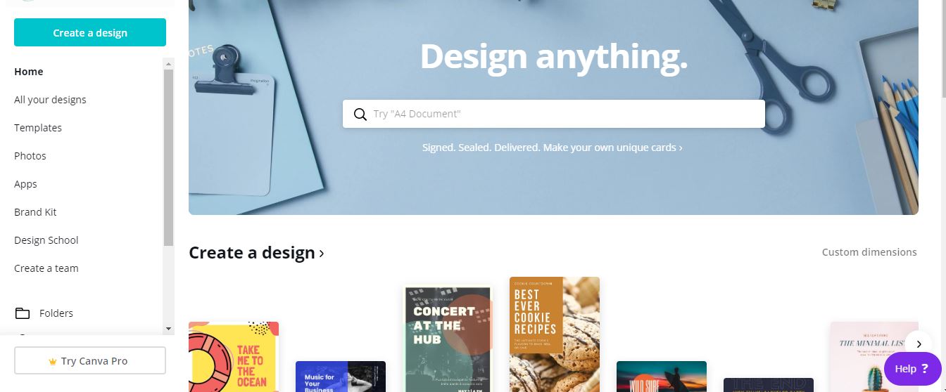 How to use canva test