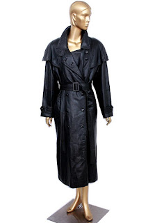 eBay Leather: Vintage 1980s Wilson's Leather trench coat features ...