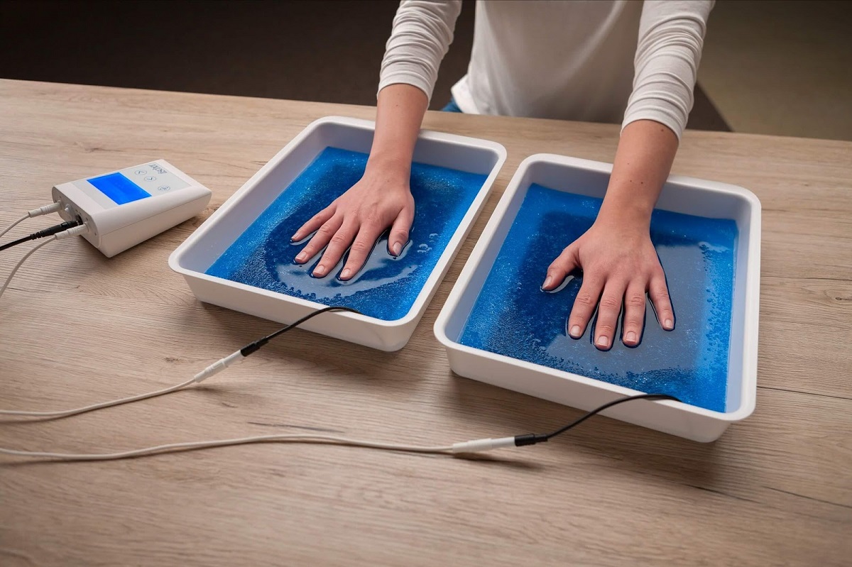 Iontophoresis Machine Guide to Treat Hyperhidrosis Disorder