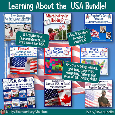 Happy Presidents Day! Here are several resources, ideas, and three freebies for primary classrooms to learn about our presidents.