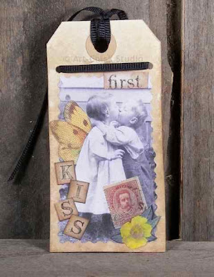 First Kiss Altered Tag