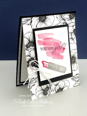 You Go Girl! is what you will be saying when you make this fun fold card featuring the Hearts & Kisses Bundle from SU! Click to learn how to make it!