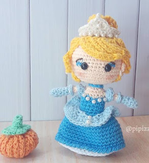 PATRON GRATIS LA CENICIENTA AMIGURUMI 39030