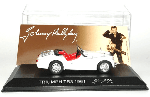 Les voitures de Johnny Hallyday Triumph TR3 1961 1:43