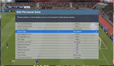 Edit Personal Data PES 2016