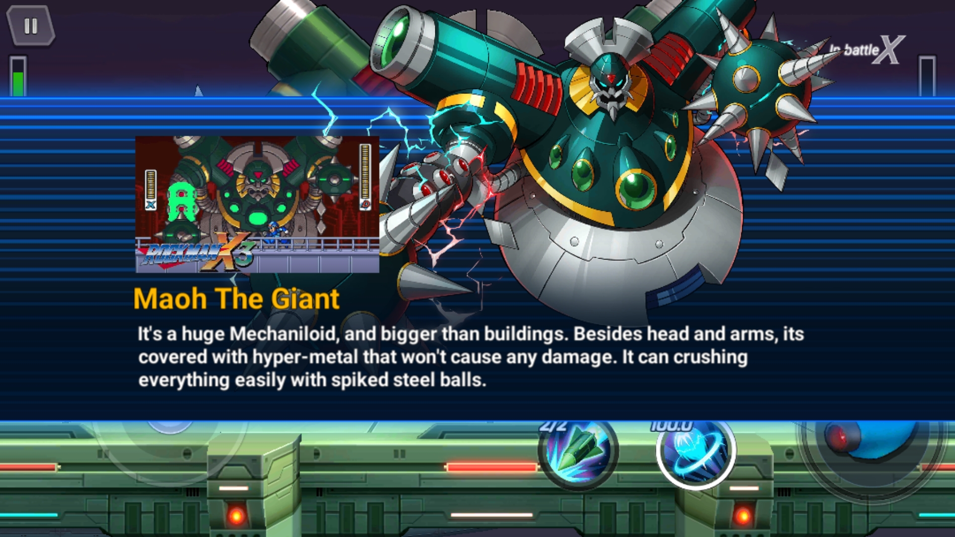 ROCKMAN X DiVE 1.7.0 apk !! full MOD TEL NO COMPATIBLES 2020