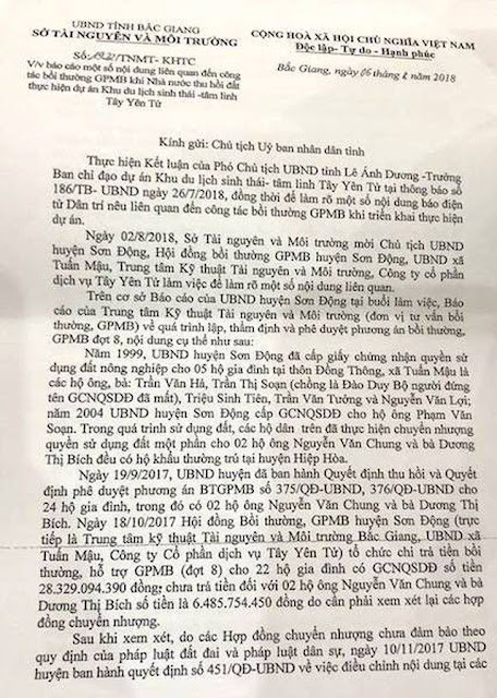 “Dính chàm” tại dự án du lịch Tây Yên Tử