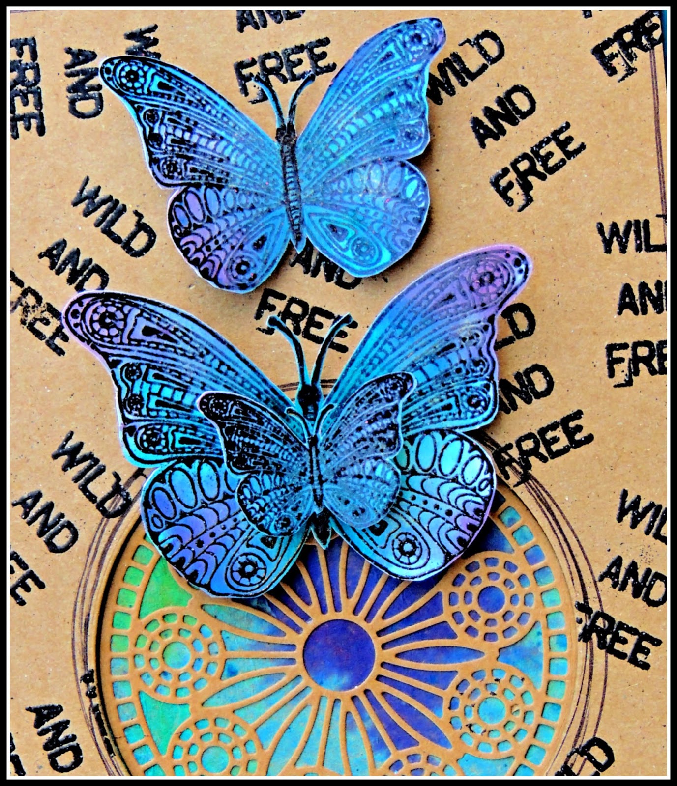 Elisa Ablett Designs 'Wild and Free' by Elisa Ablett Ink Art Designs