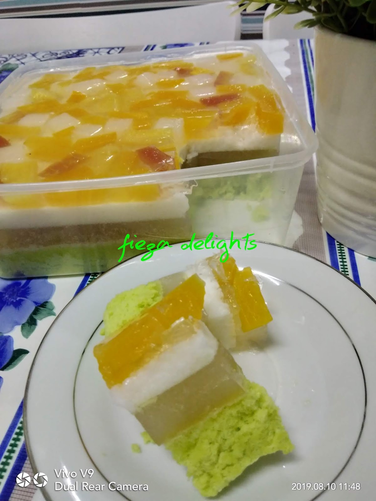 Fieza Delights Kek Puding Pavlova