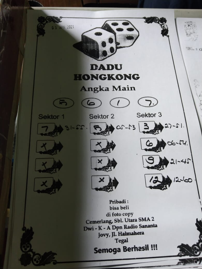 GAMBAR SYAIR TOGEL HONGKONG