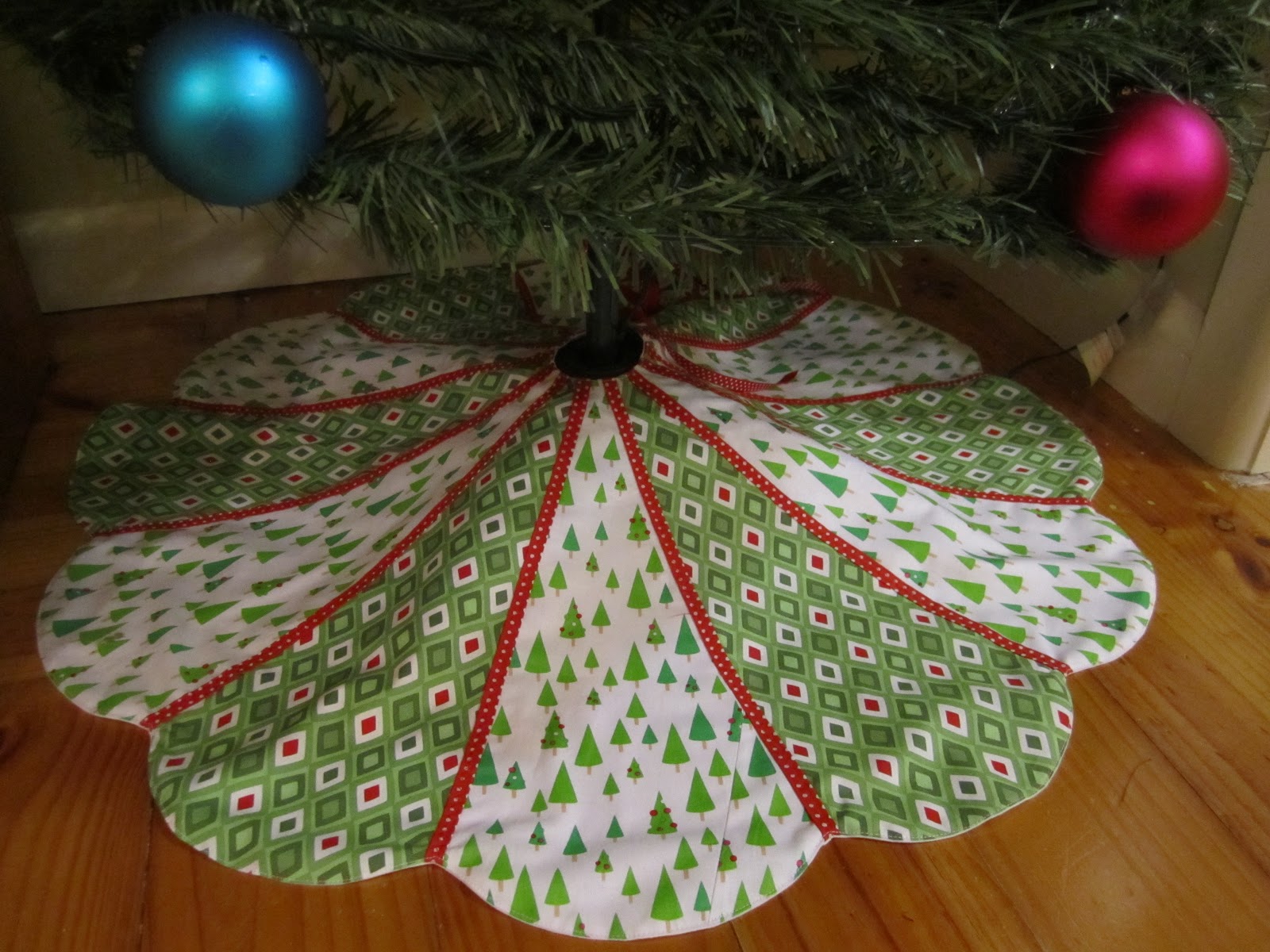 Homemade Tree Skirt 