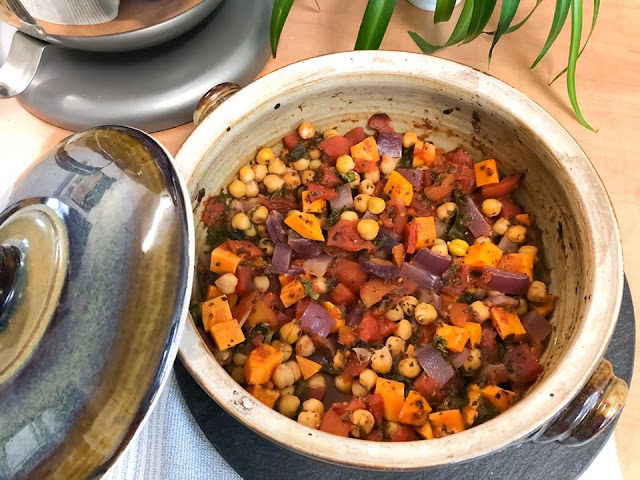 Vegan Chickpea Sweet Potato Stew