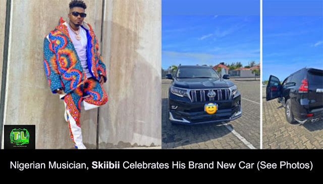 Nigerian Musician Skiibii Celebrates His Brand New Car See Photos teelamford