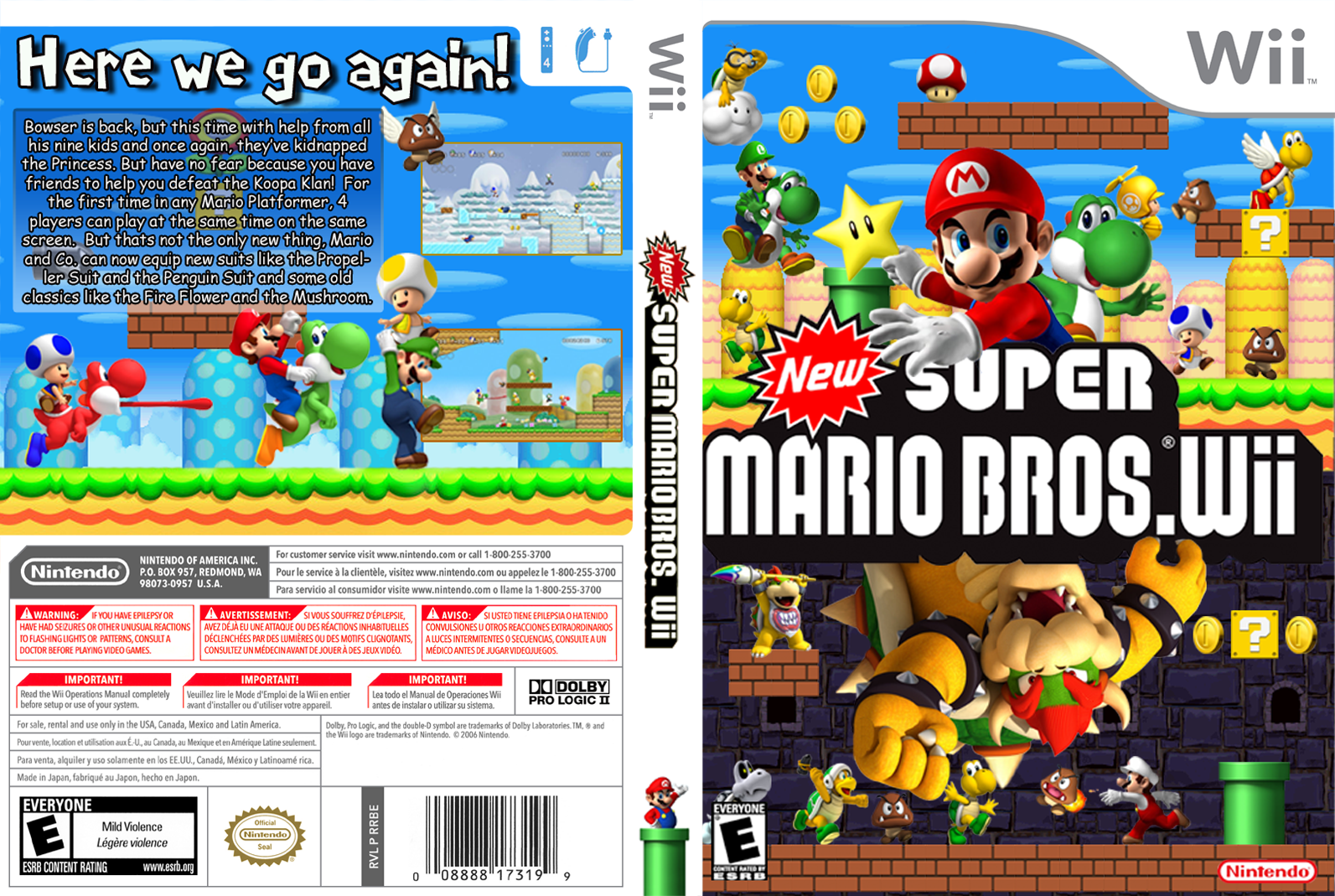 list of all mario games for wii