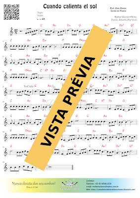 🎼 Partituras 🎶 Score 🎹 Sheet Music: Cuando calienta el sol - 6347