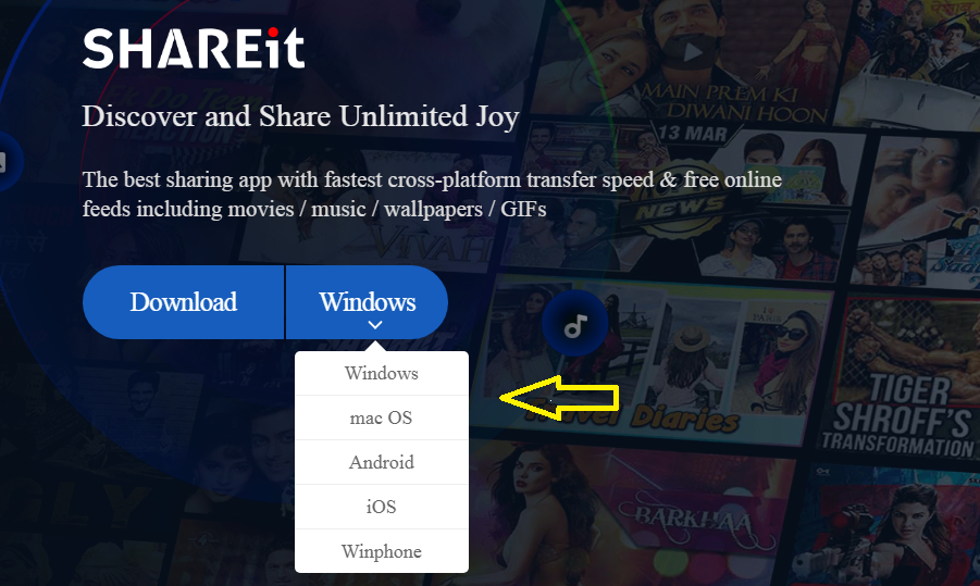 shareit app for windows 7 download