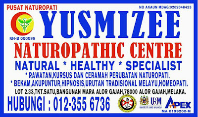 Yusmizee Naturopathic Centre, Alor Gajah Melaka