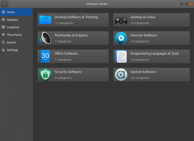 software center solus os