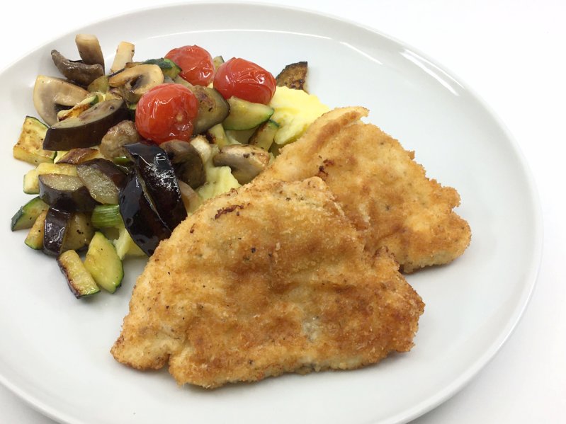 Lecker Bentos und mehr: Parmesanschnitzelchen von der Maispoularde mit ...