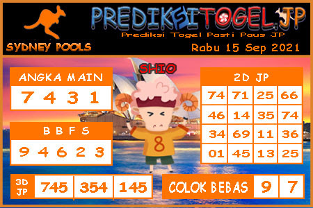 Prediksi Togel Sydney JP Rabu 15 September 2021