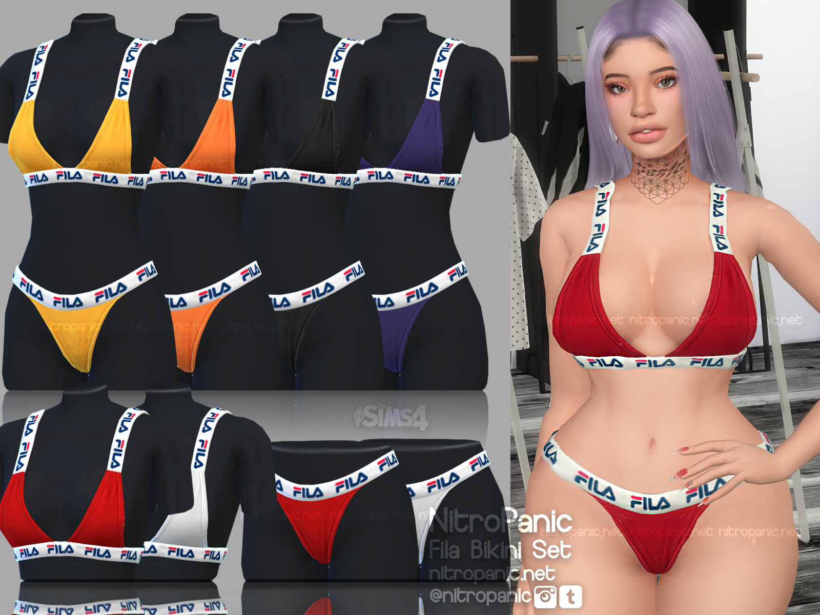 fila bikini set