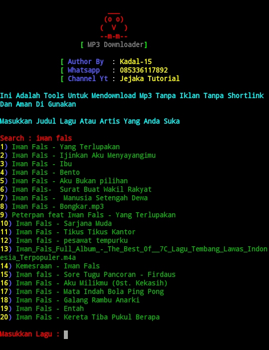 Cara Download Lagu Dengan Termux Joeyxtei