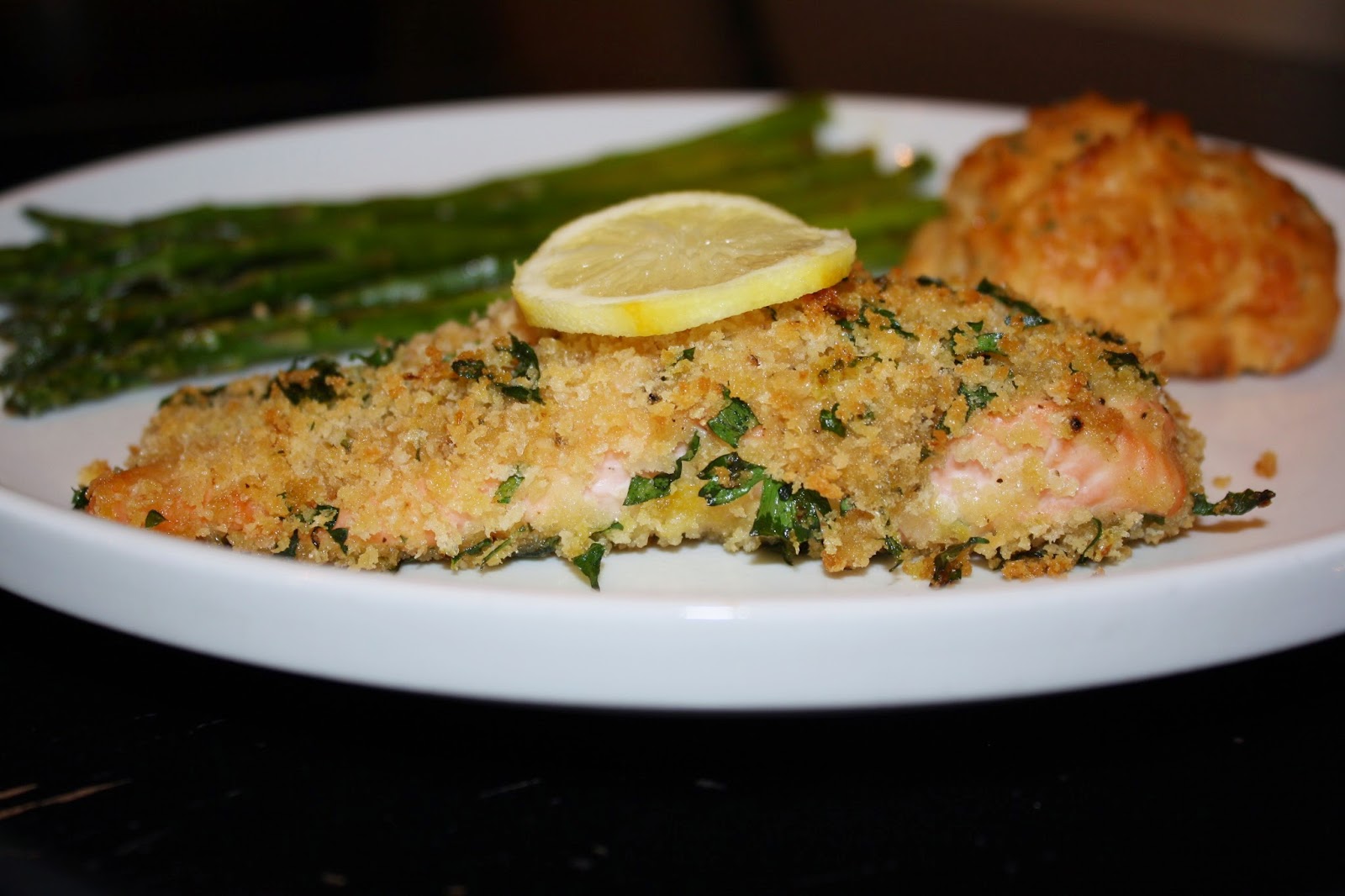 what's for dinner? panko crusted honey mustard salmon... 25 minutes