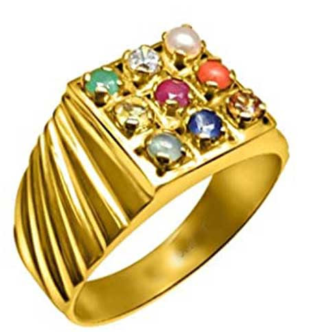 Ring - Navaratna | Gujjadi Swarna Jewellers