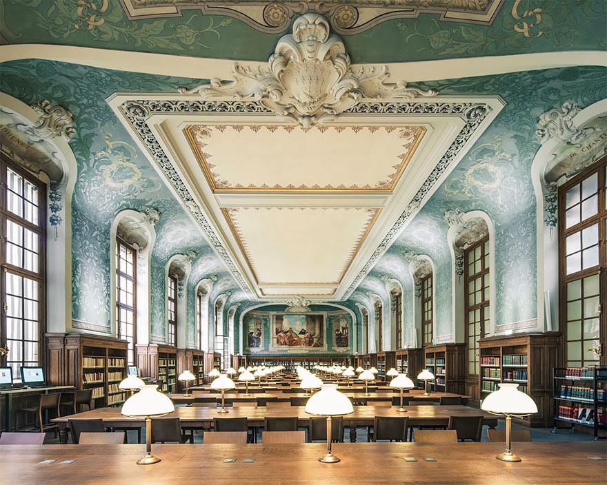 Bibliothèque Interuniversitaire de la Sorbonne, Paris - House Of Books: The Most Majestically Beautiful Libraries Around The World Photographed By Franck Bohbot