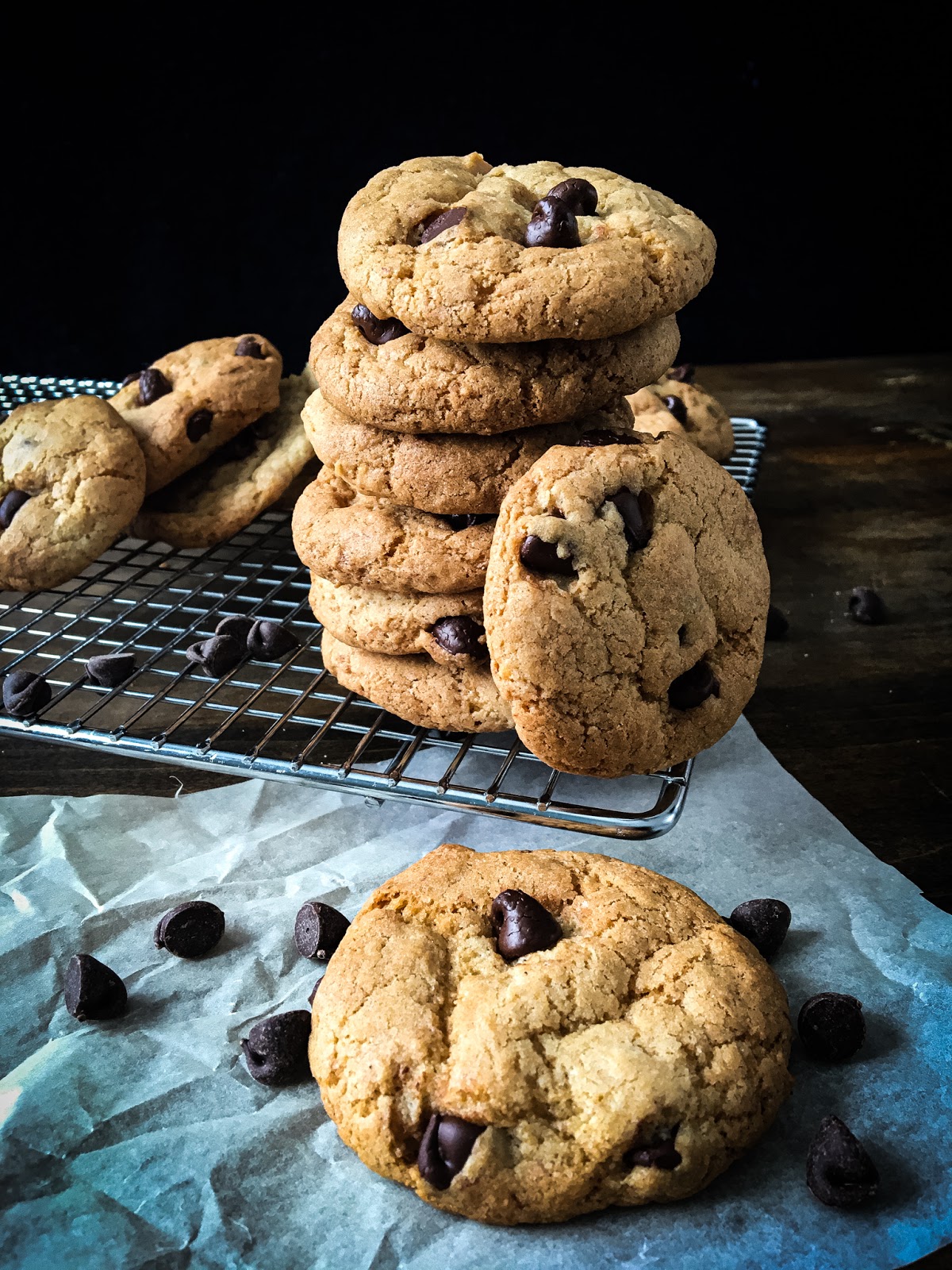 banana chocolate chip cookies