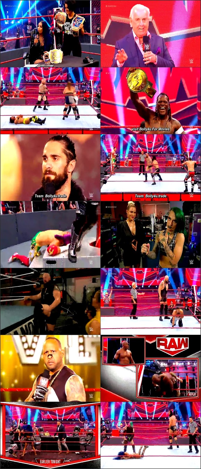 WWE Monday Night Raw HDTV 480p 400MB 29 June 2020 Download