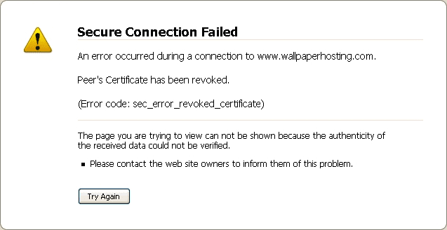 No peer certificate making app unusable? : baconreader