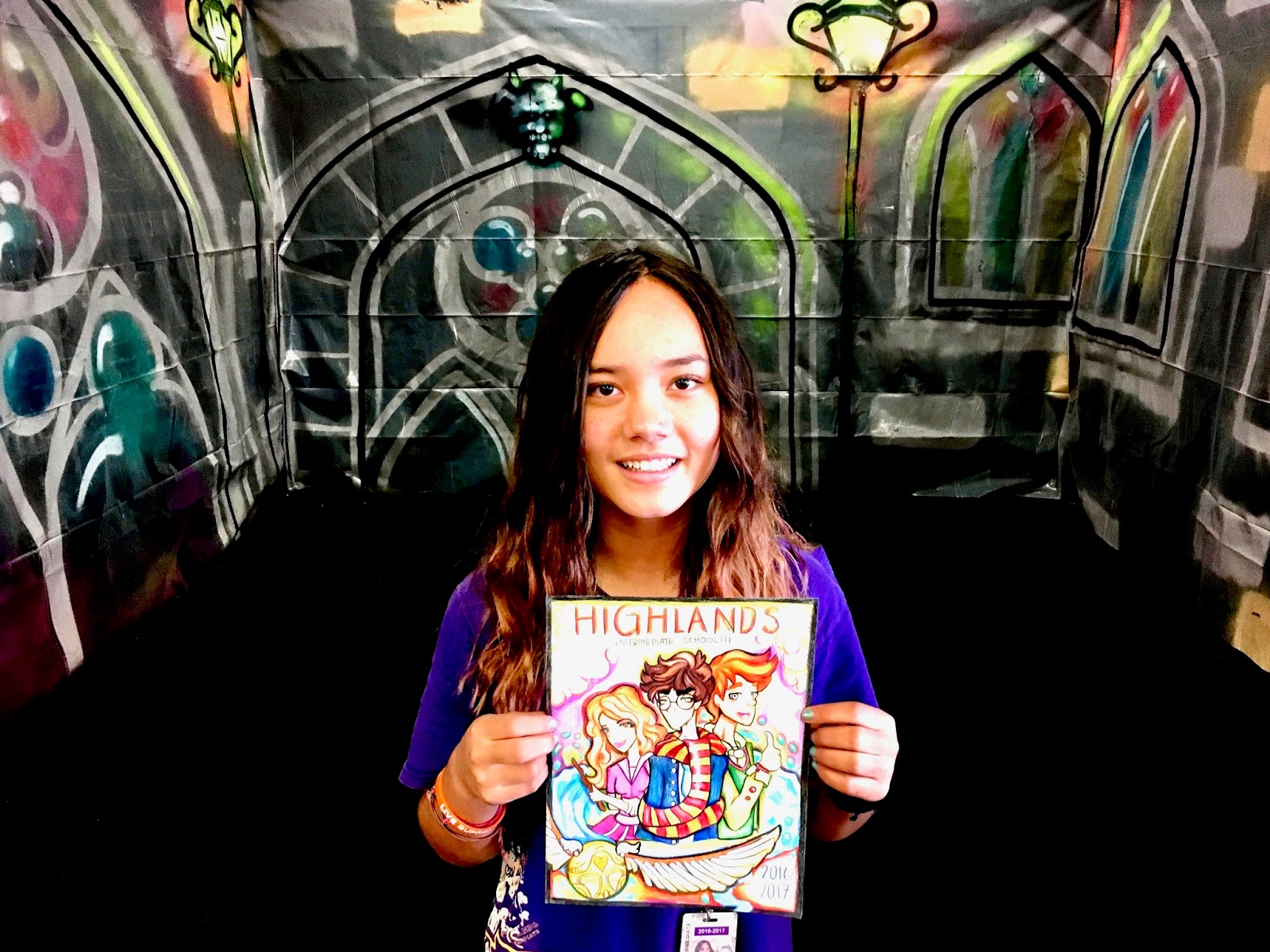 Highlands Intermediate Student Activities Yearbook Cover Contest 2017