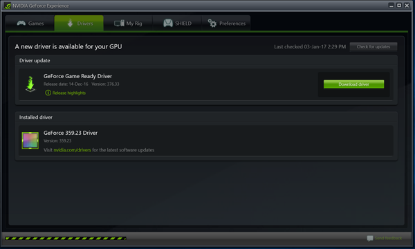 nvidia อัพเดตไดรเวอร์กราฟิก