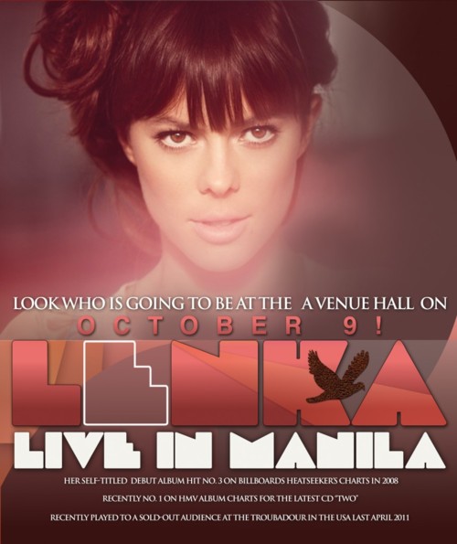 Lenka LIVE in Manila 2011, Lenka LIVE in Manila 2011 Poster, Lenka LIVE in Manila 2011 Tickets, picture, image, billboard, tickets, photos