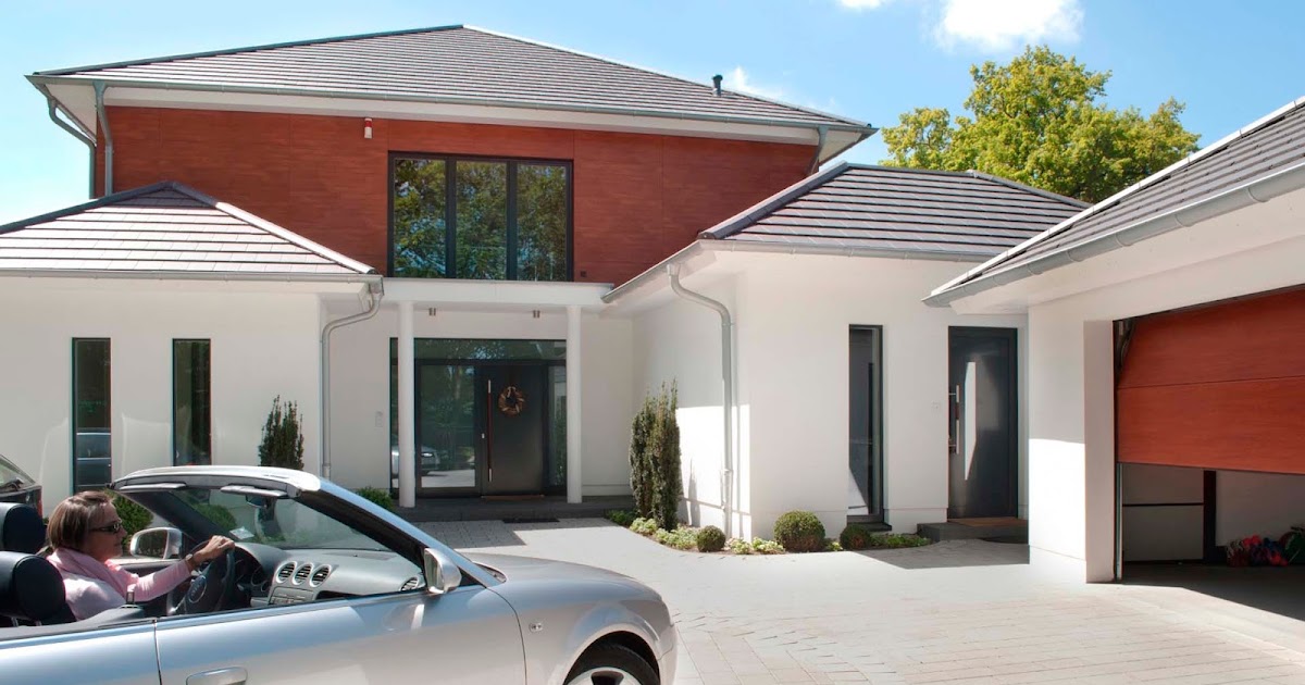 Eine Optik wie aus einem Guss: hochwertige Garagen-Sektionaltore im