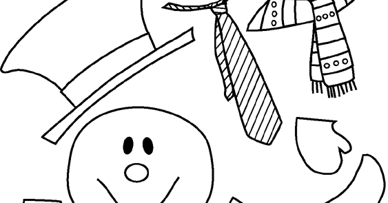 Efforteffortless2608: Snowman Printable Coloring Pages