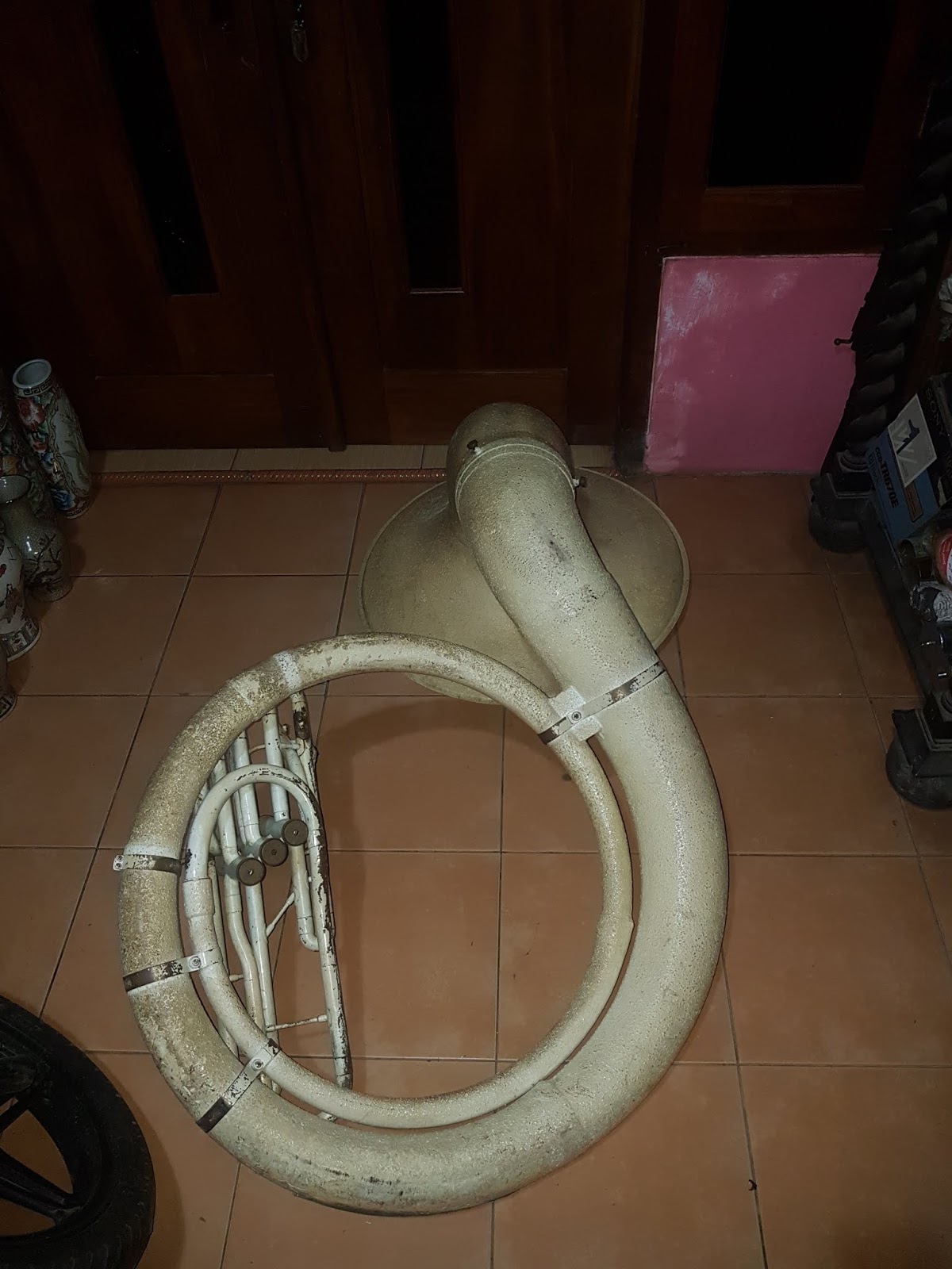 antiQue Bekasi Terjual alat musik tiup king bbb sousaphone lincoln
