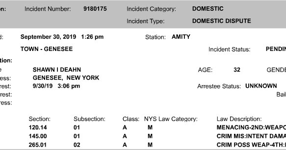 NY State Police Blotter