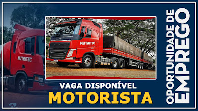 vaga para Motorista